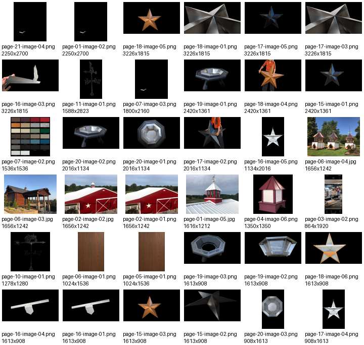 Offer cupolas without inventory.